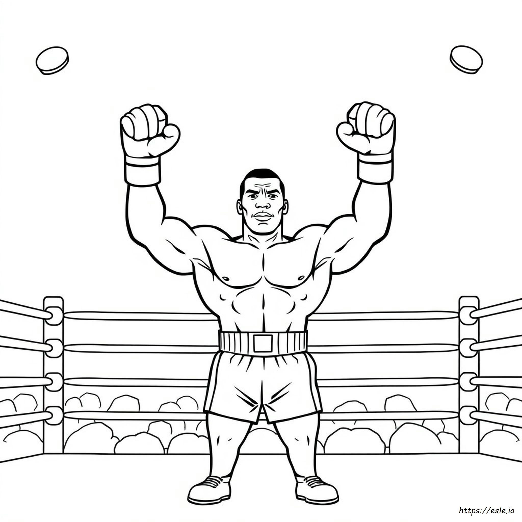 Mike Tyson Para Colorear