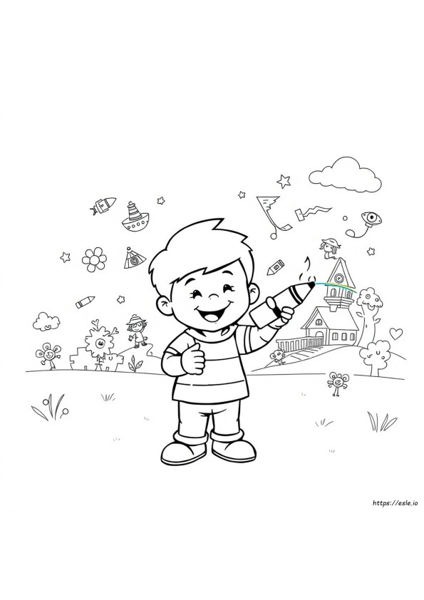 Harold Coloring Pages