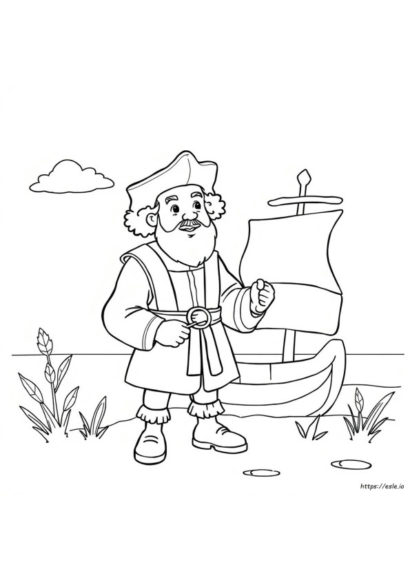 Kristoffer Kolumbus Värityskuva