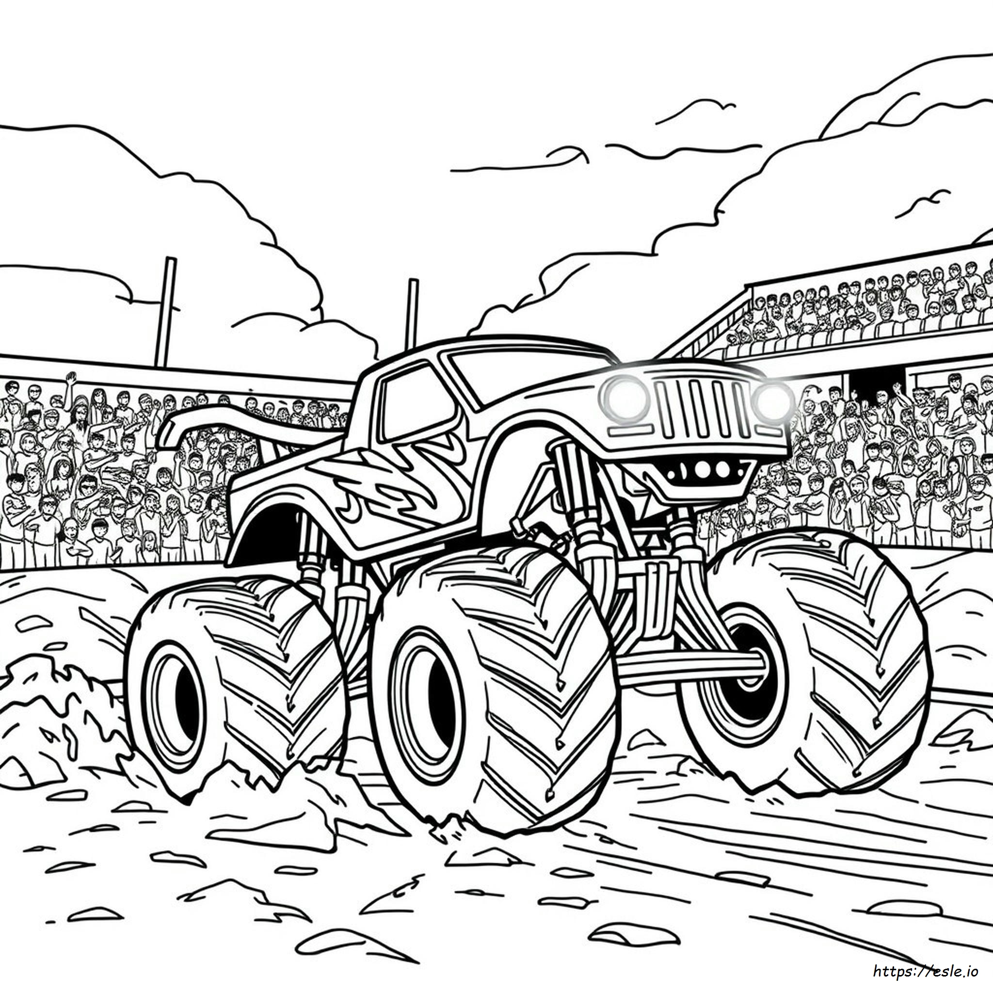 Disegni Da Colorare Stampabili Di Monster Truck Monster Jam