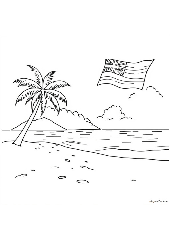 Ücretsiz Hawaii Boyama Sayfaları