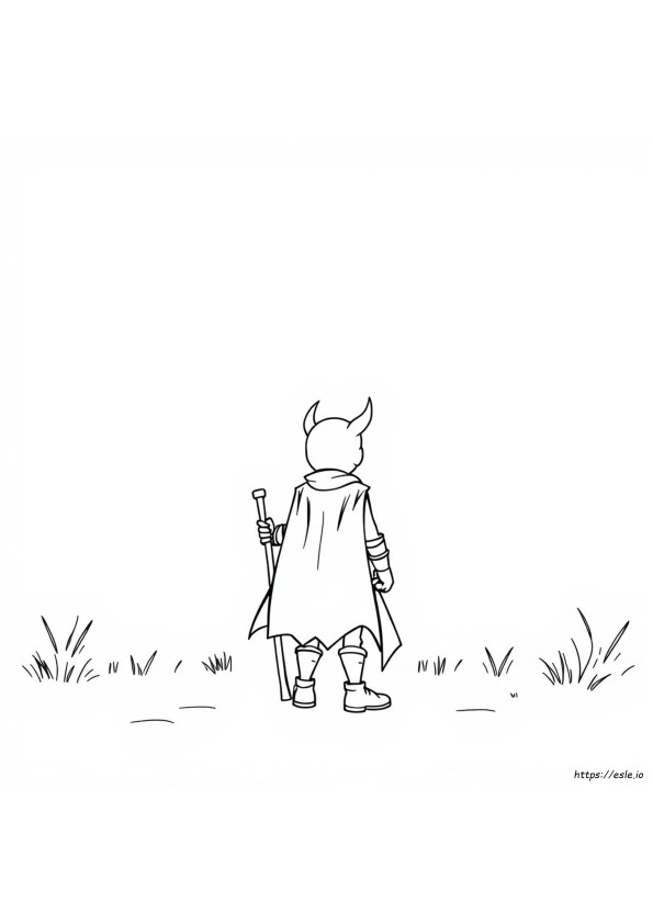かわいい悪役ぬりえ