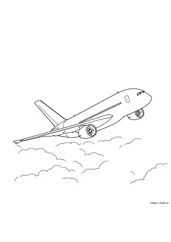 A380 Colouring Pages