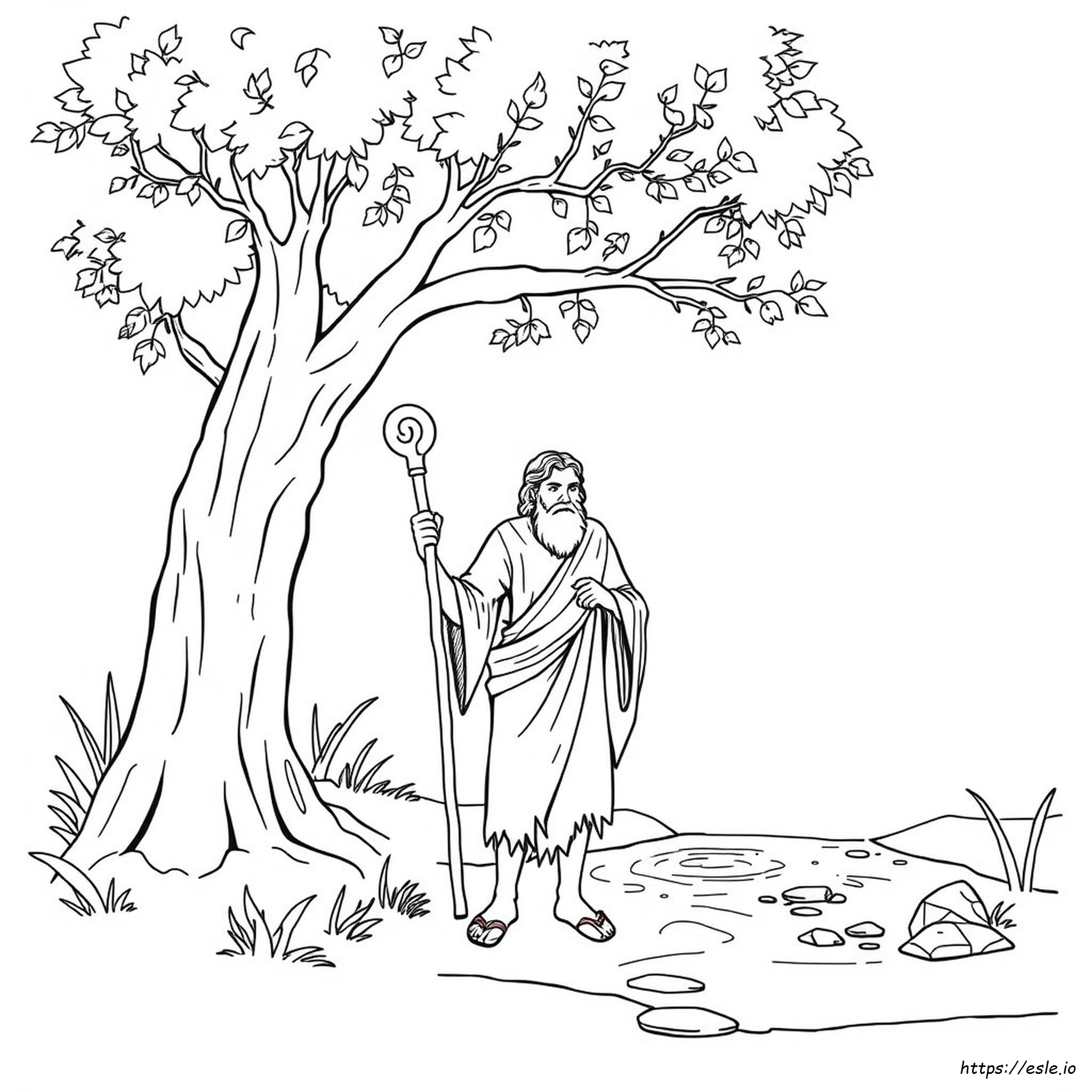 Coloring Picture Of John The Baptist