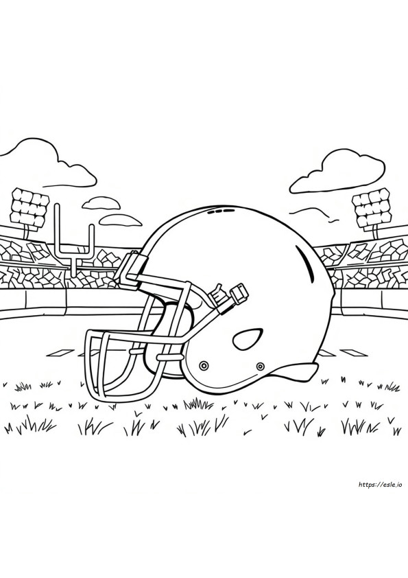 Steelers Helmet Coloring Page