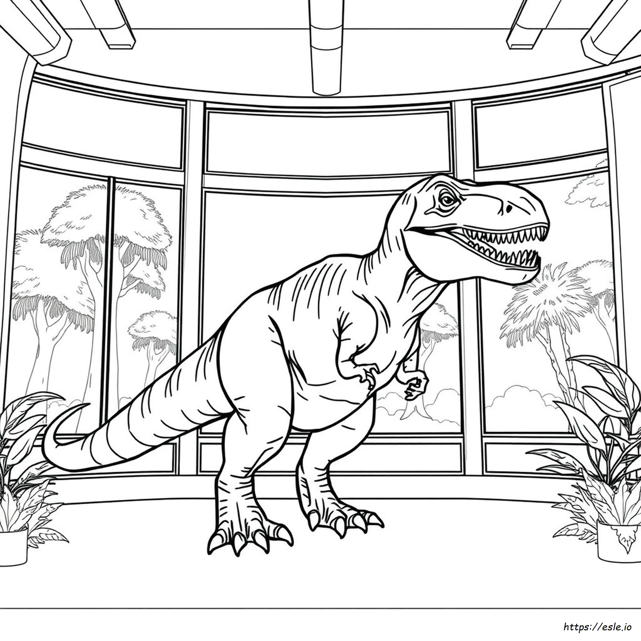 Indominus Rex Jurassic World Kleurplaten kleurplaat