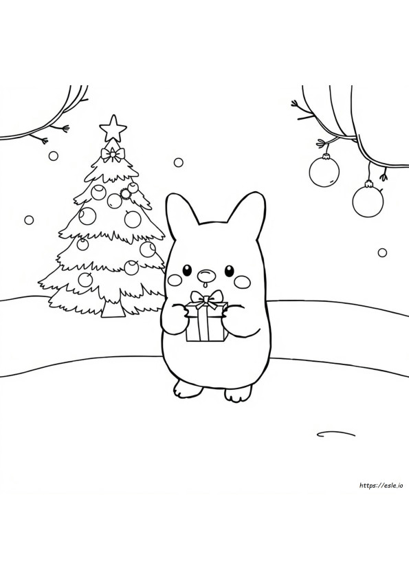 Molang Joulu Värityskuvat