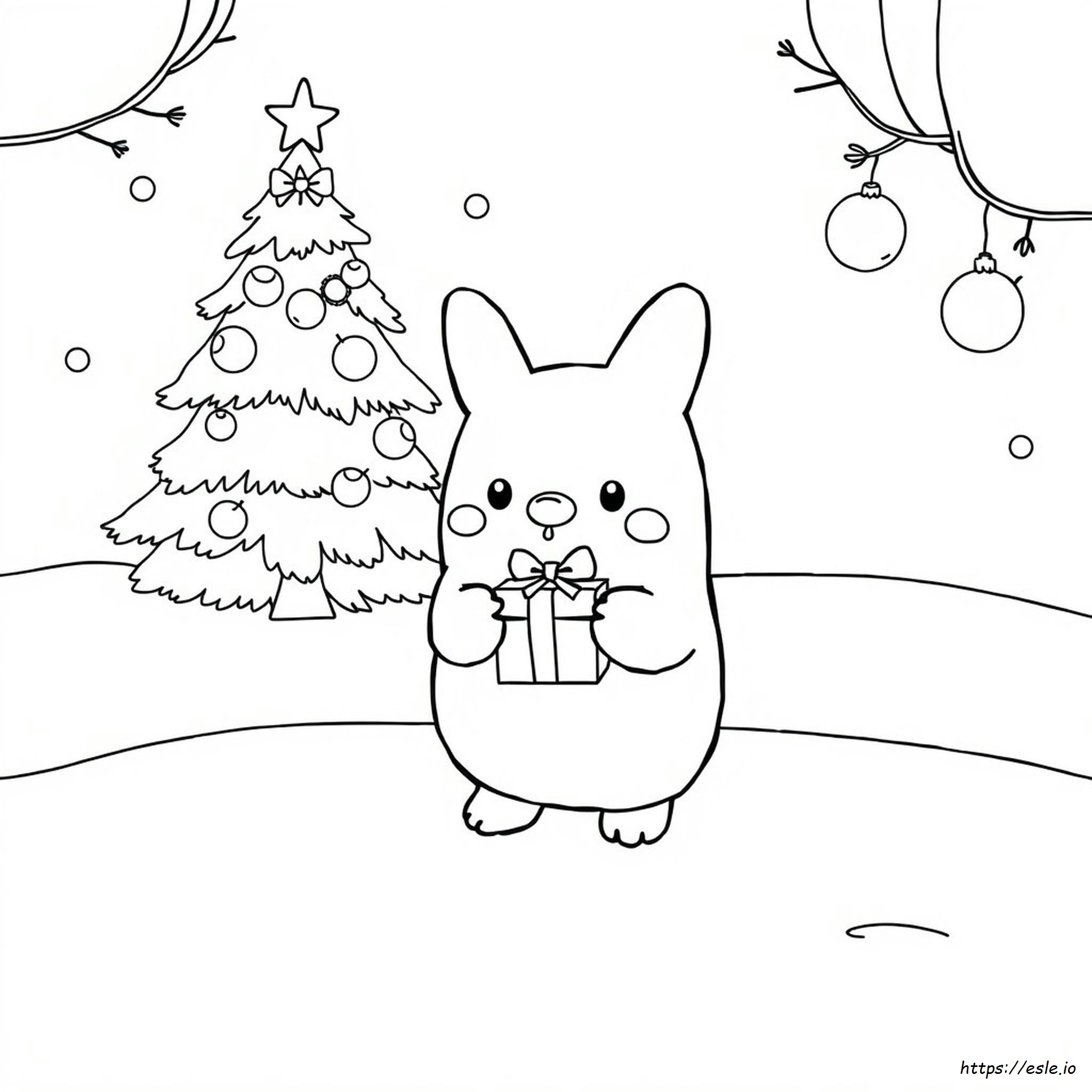 Molang Christmas Coloring Pages