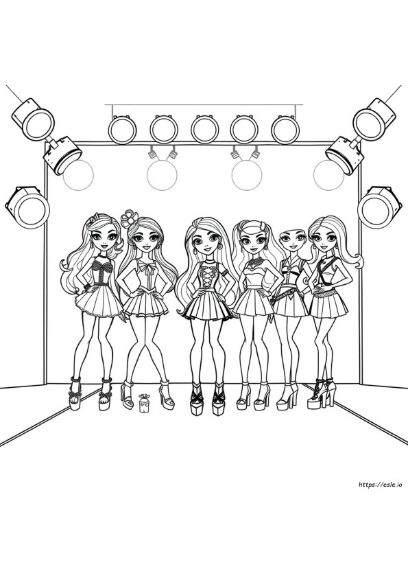 Bratz Moda Da Colorare
