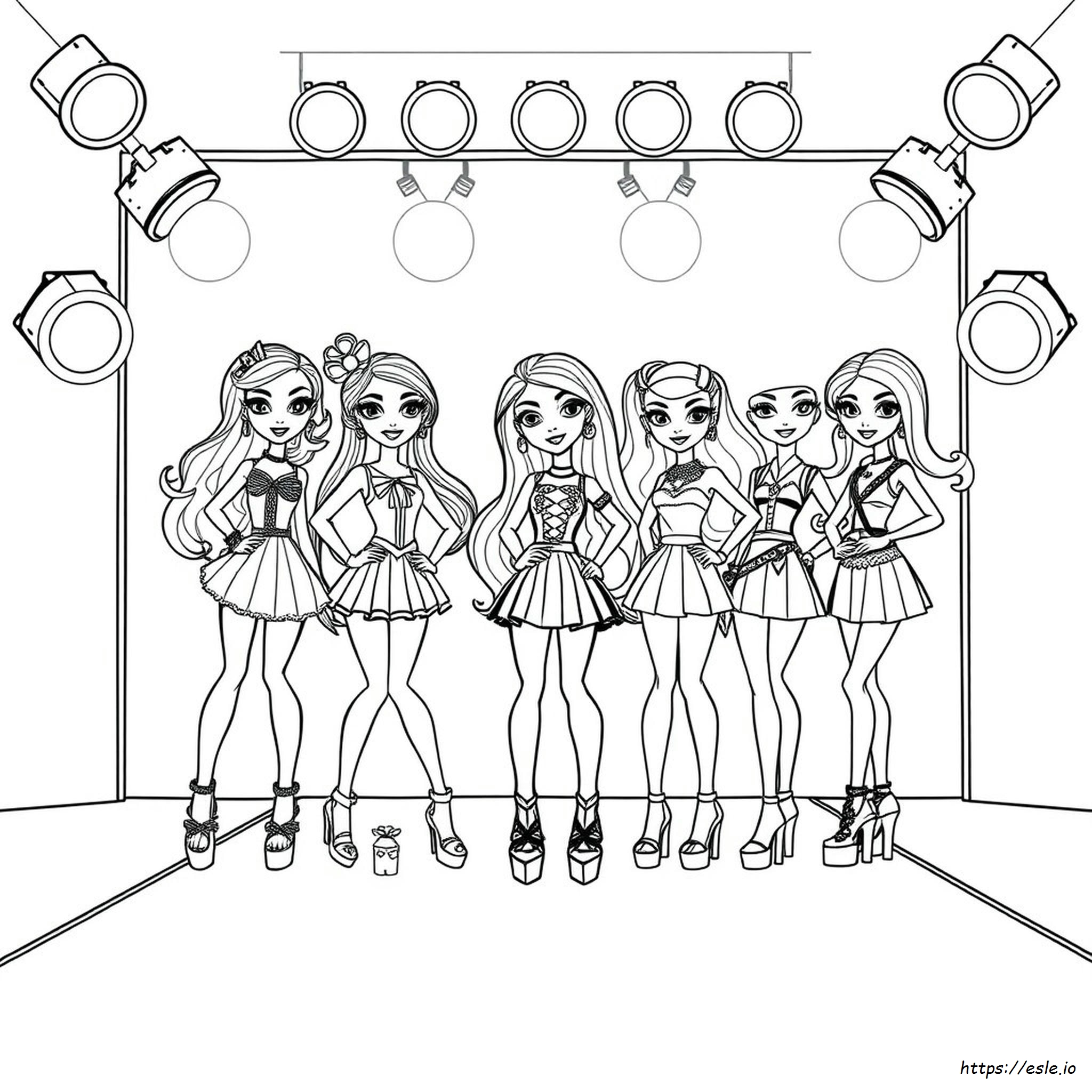 Fashion Bratz Coloring Pages