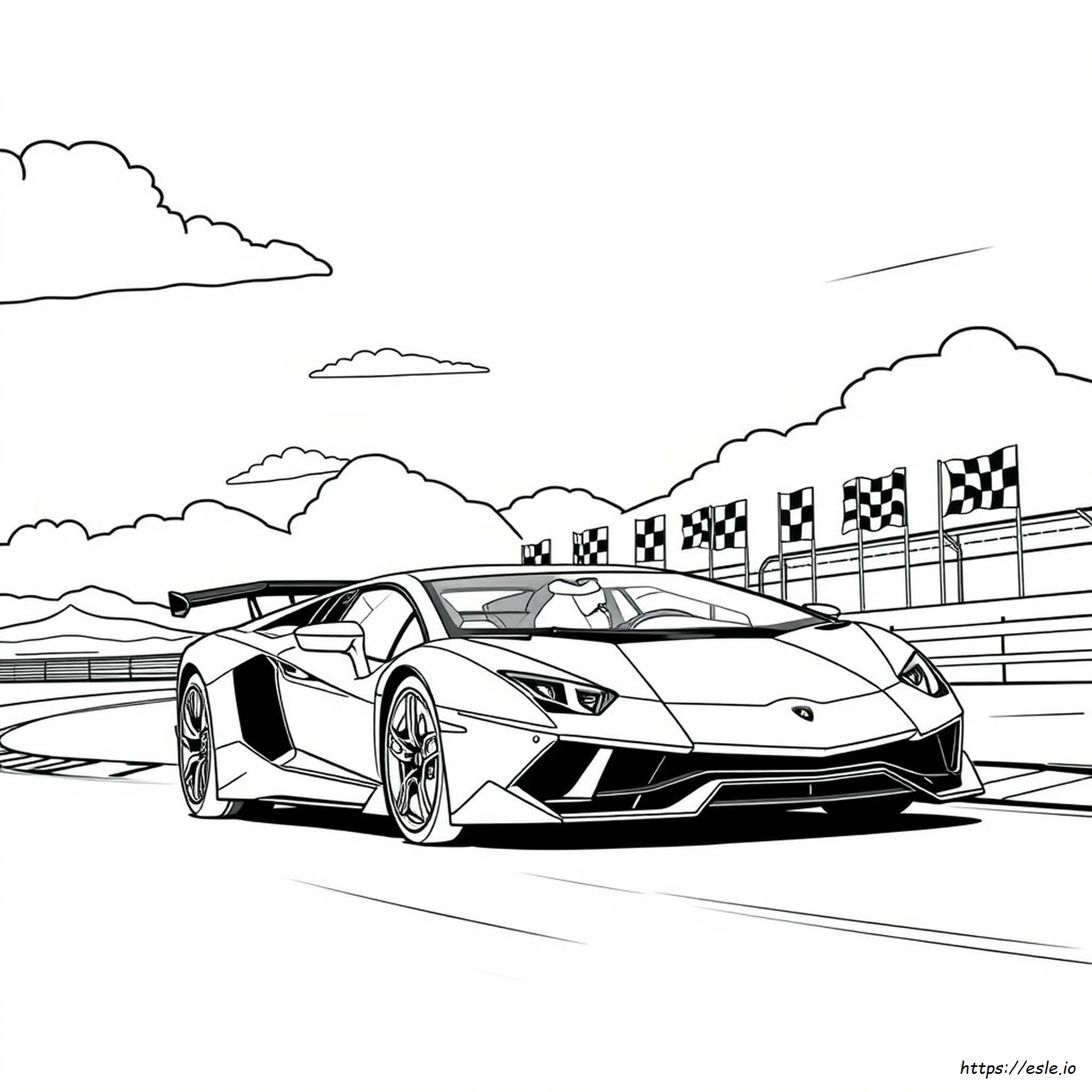 Lamborghini Colouring Book