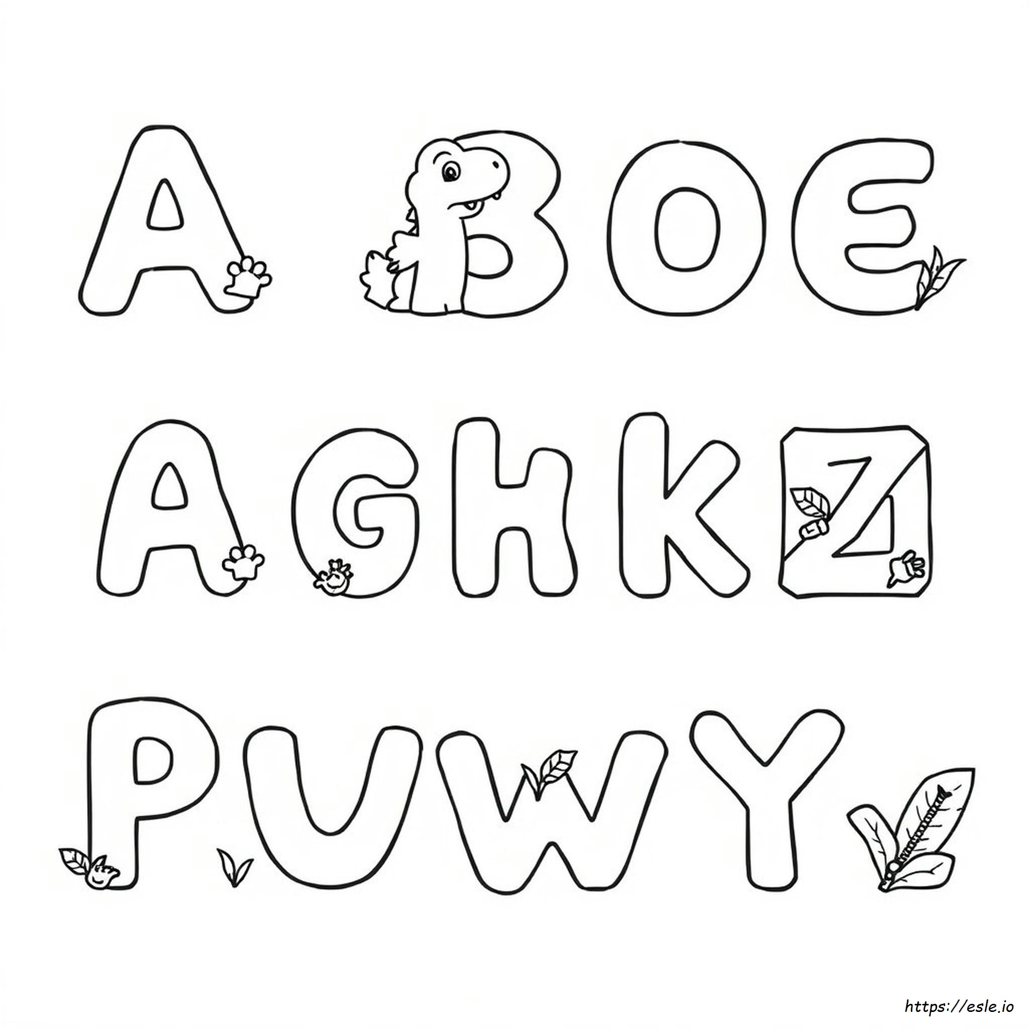 Letras Color Pages Desenhos Para Colorir De Letras