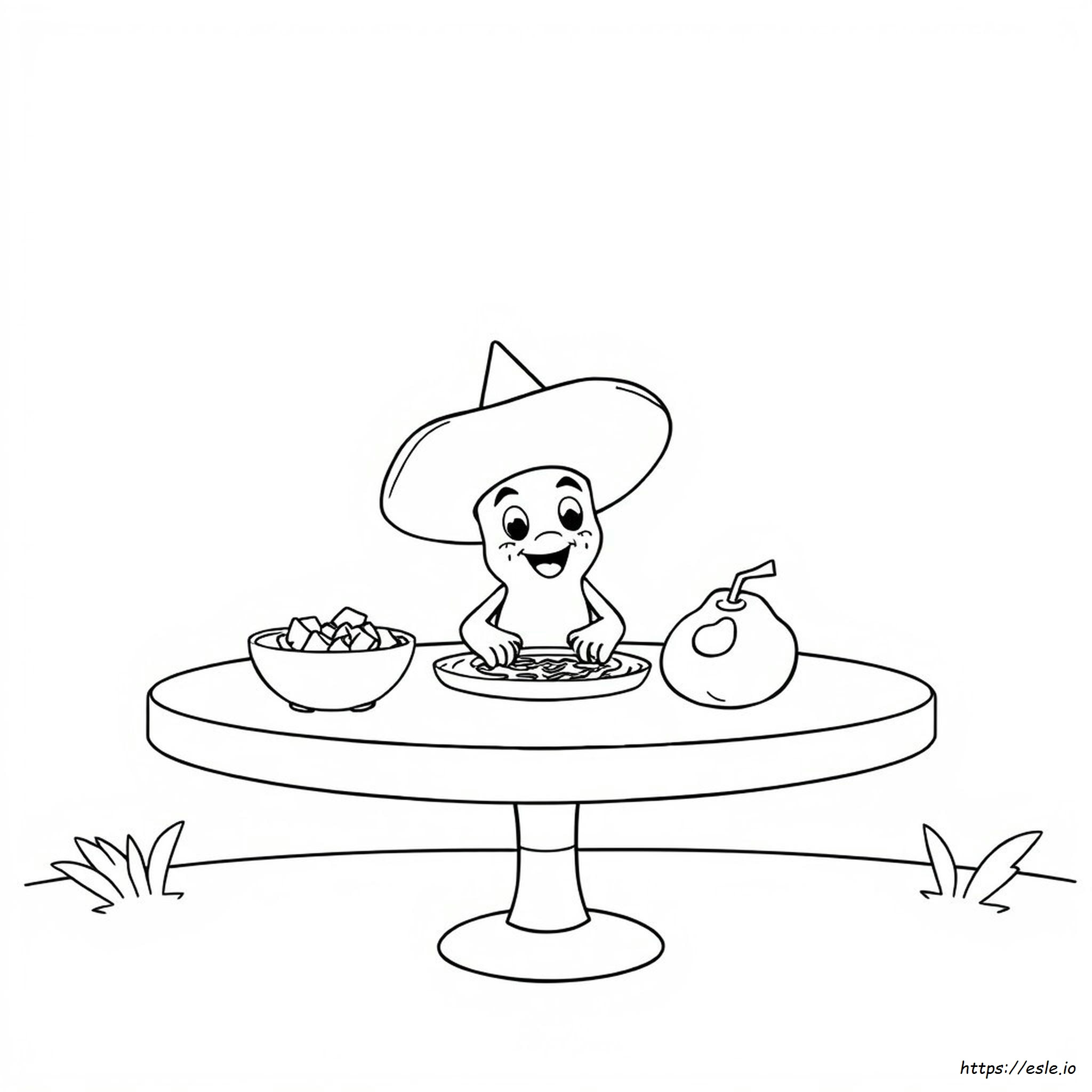 Nacho Problem Coloring Nacho Coloring Pages