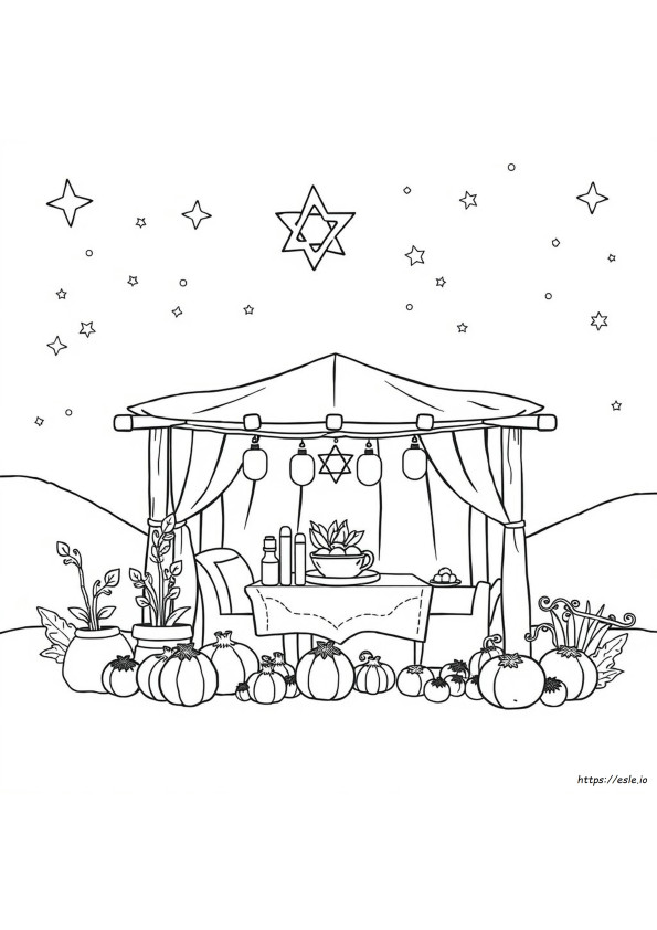 Sukkot Kolorowanki Do Druku