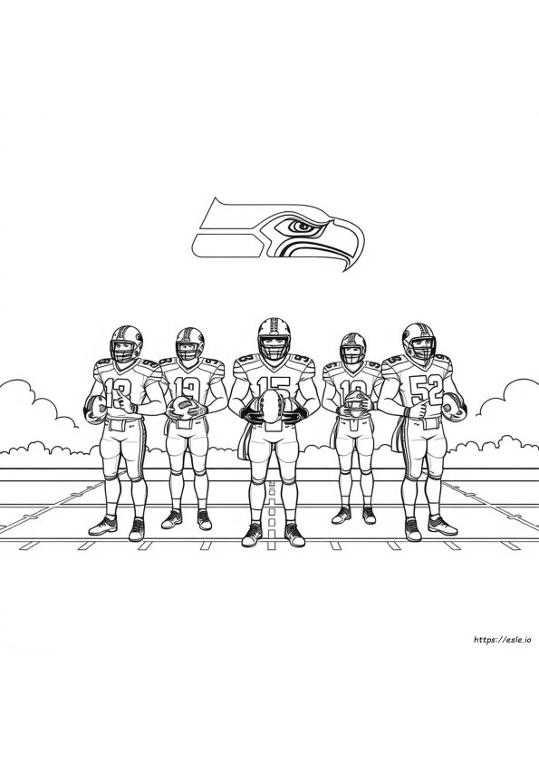 Seahawks Coloring Sheet