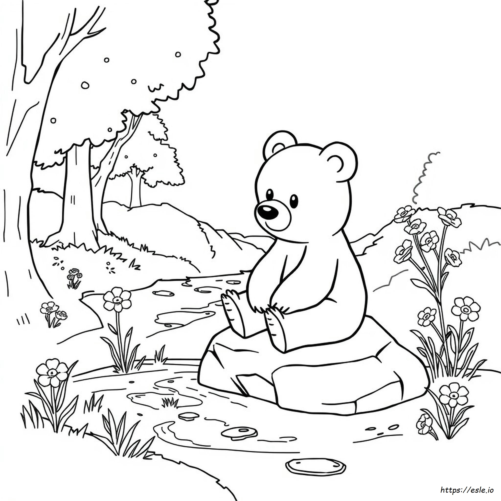 Free Little Bear Coloring Pages