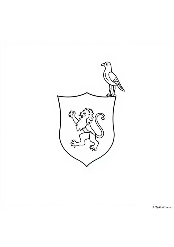 Coat Of Arms Colouring Page