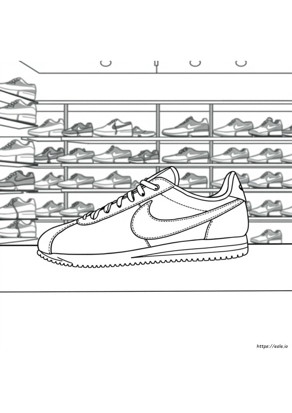 Nike Cortez Para Colorir