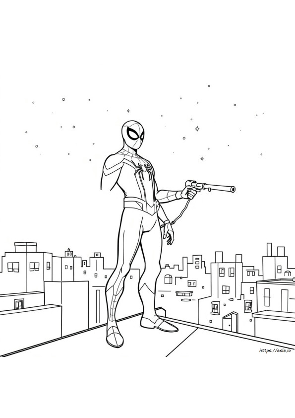 Powrót Do Domu Kostium Spider Man Z Daleka Od Domu Kolorowanka