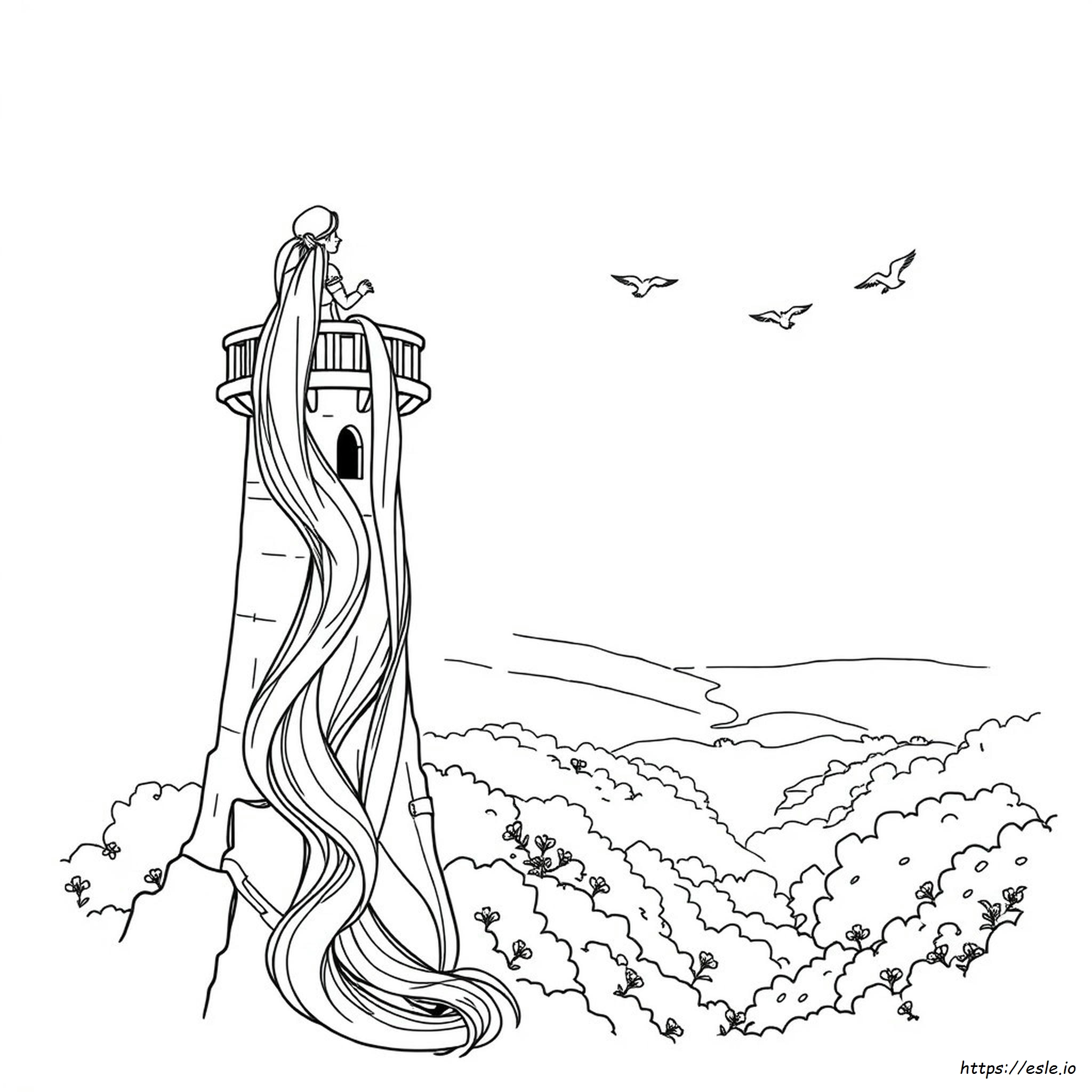 Coloring Pages Of Rapunzel