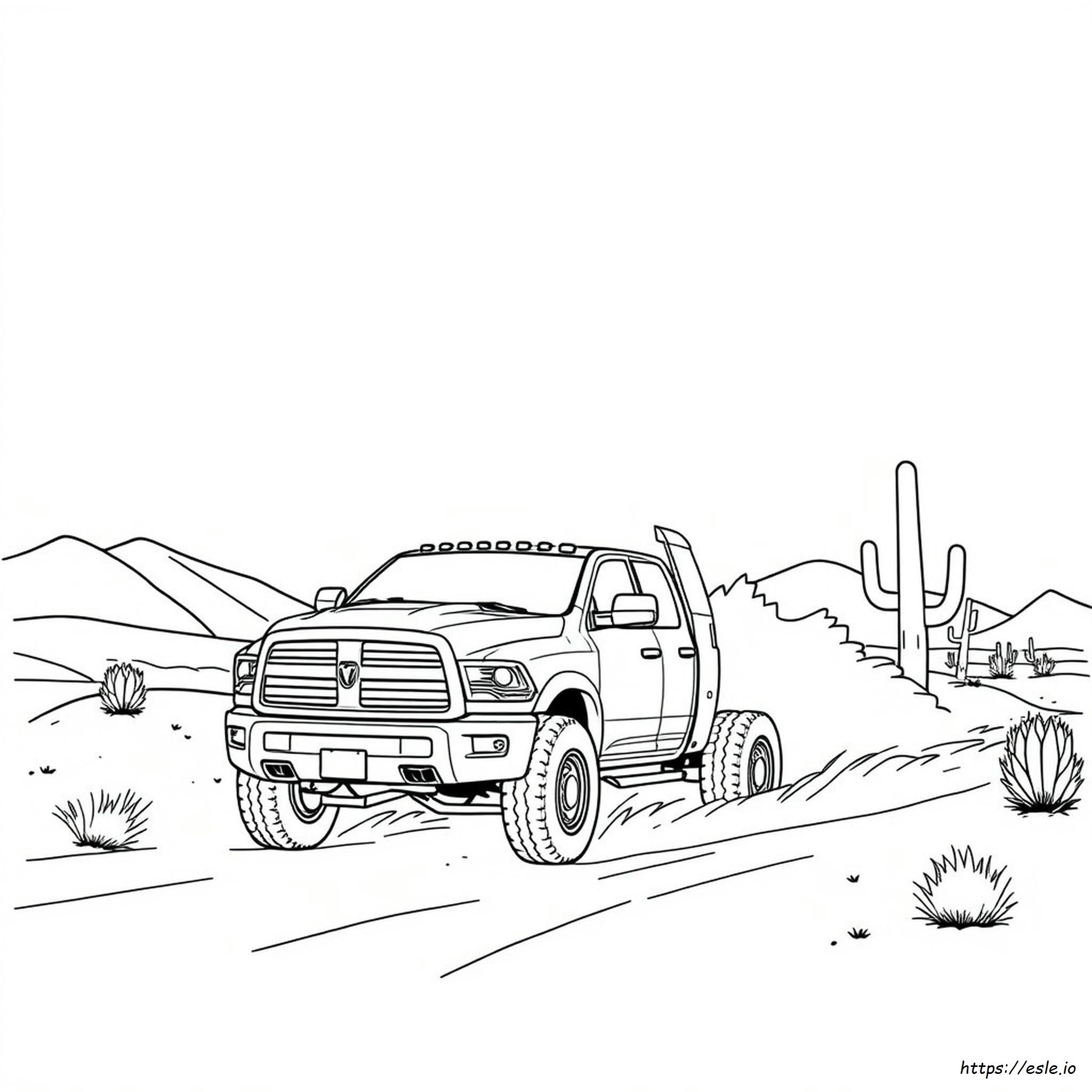 Ram Truck Coloring Pages