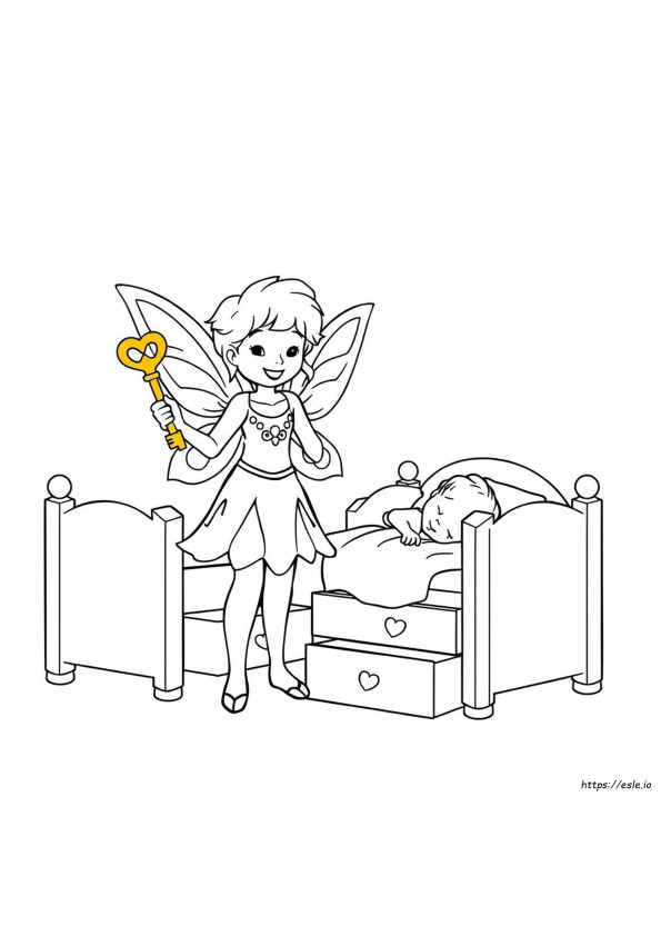 Free Printable Tooth Fairy Coloring Pages