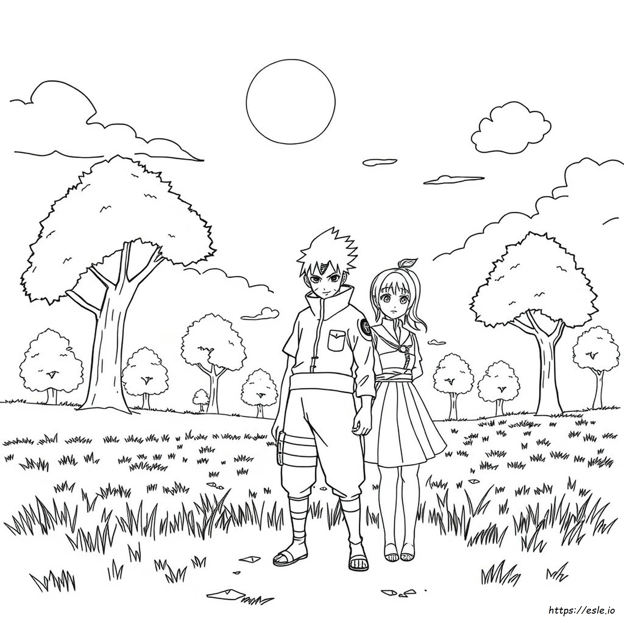 Sasuke Naruto Coloring Pages