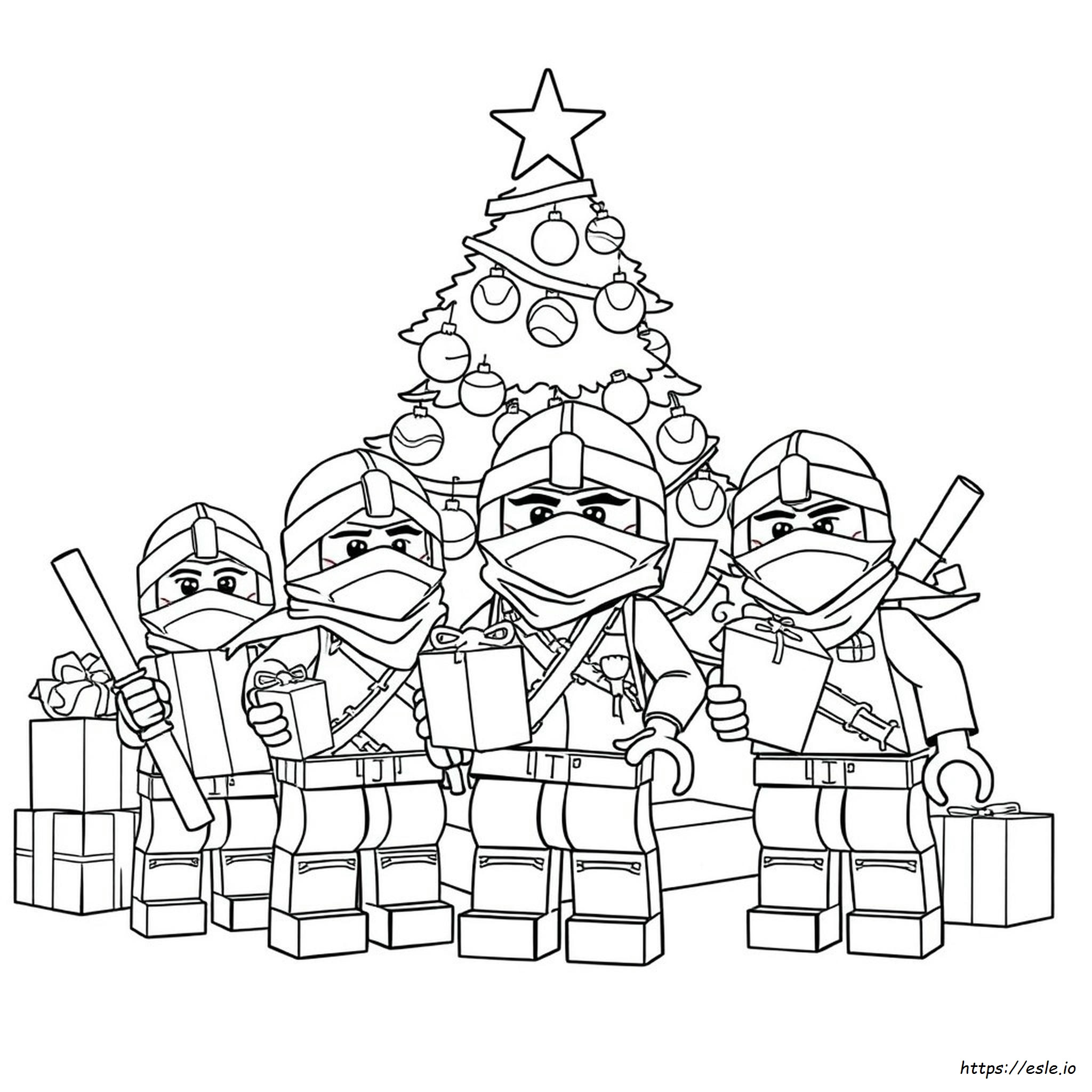 Ninjago Di Natale Da Colorare