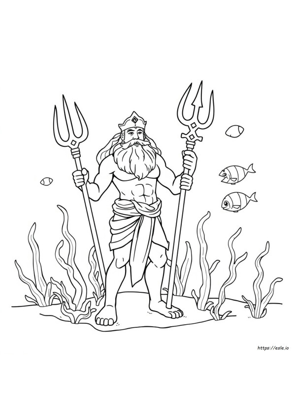 Poseidon Värityskuvat