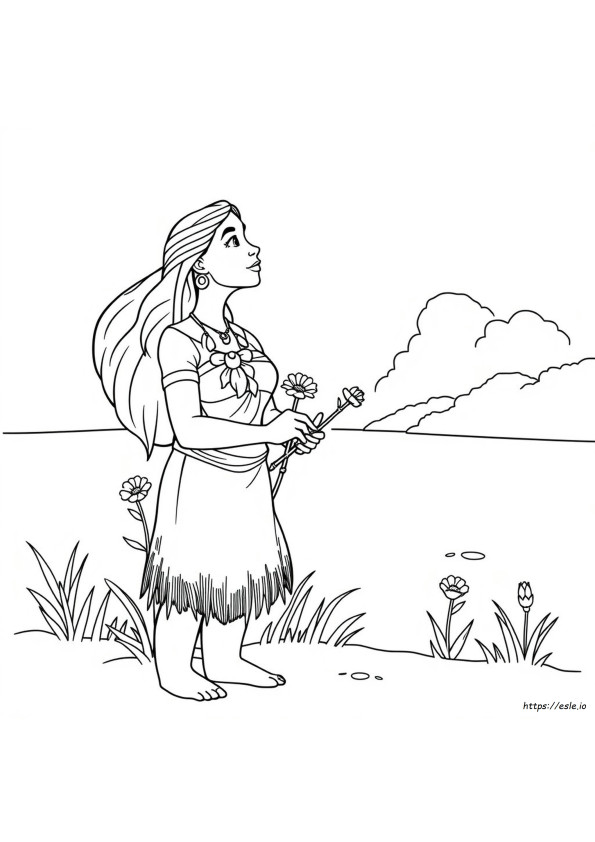 Pocahontas Coloring Pages Printable