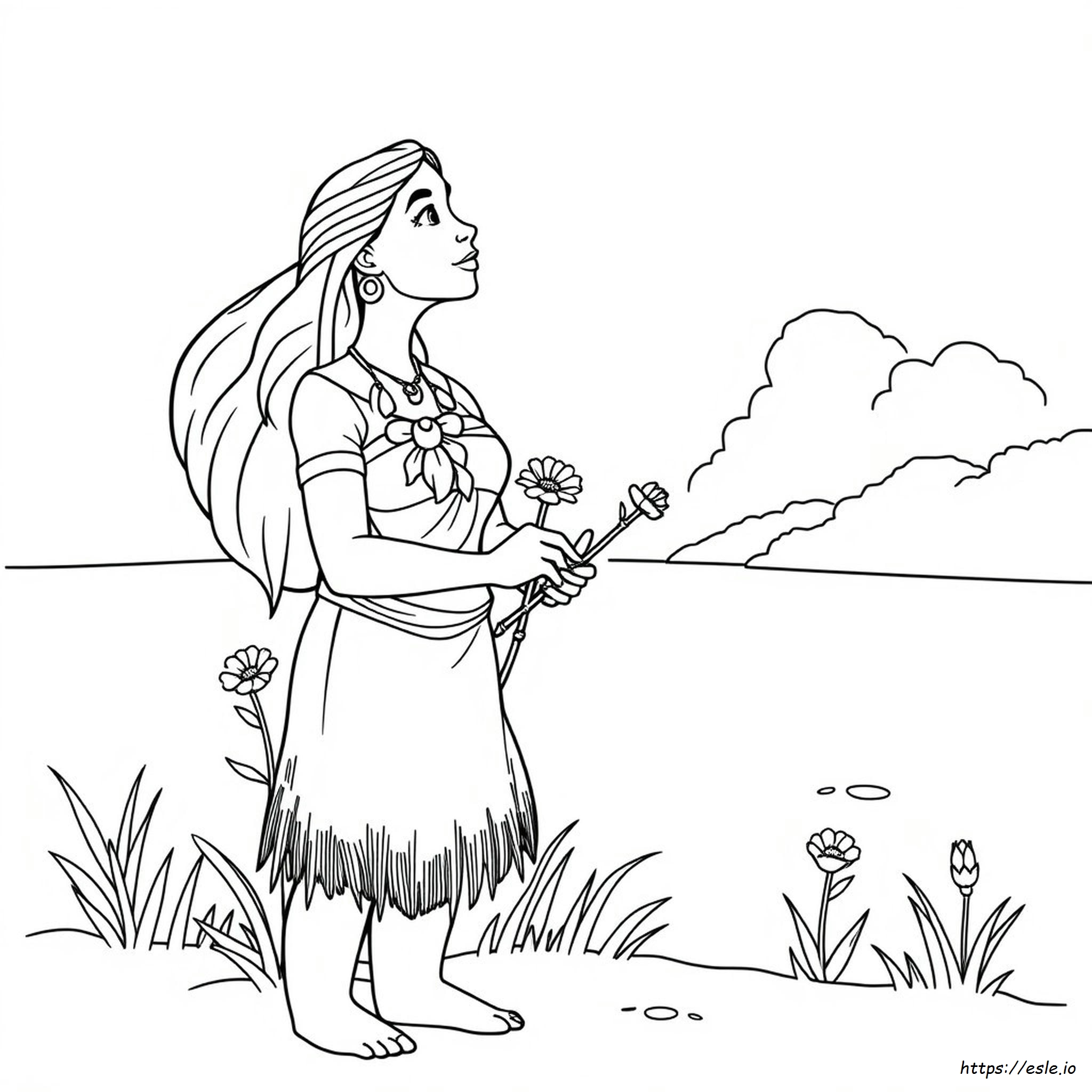 Pocahontas Coloring Pages Printable