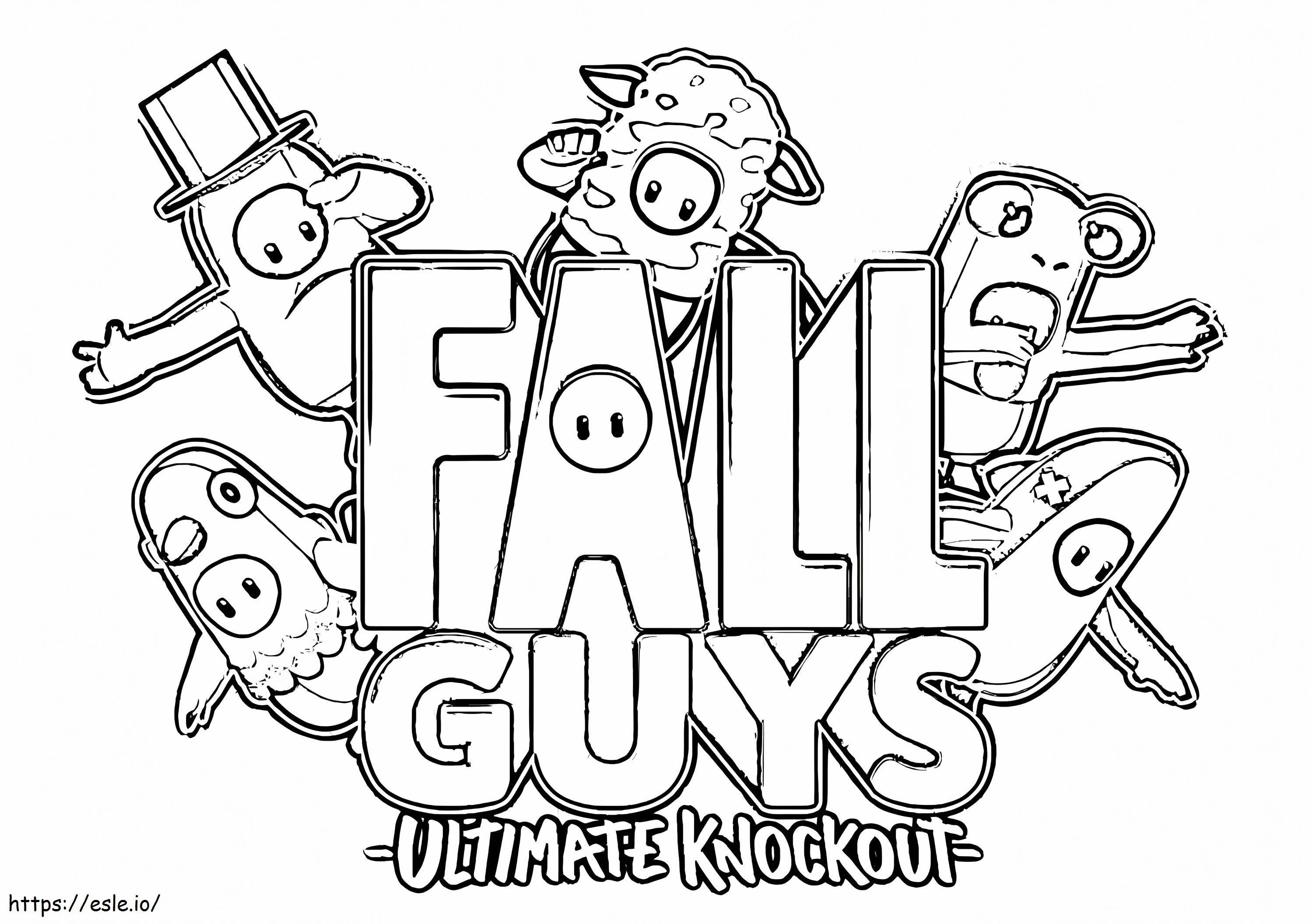 Fall Guys Ultimate Knockout de colorat