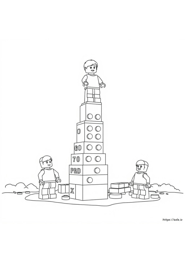 Imprimir Dibujos Para Colorear De Lego