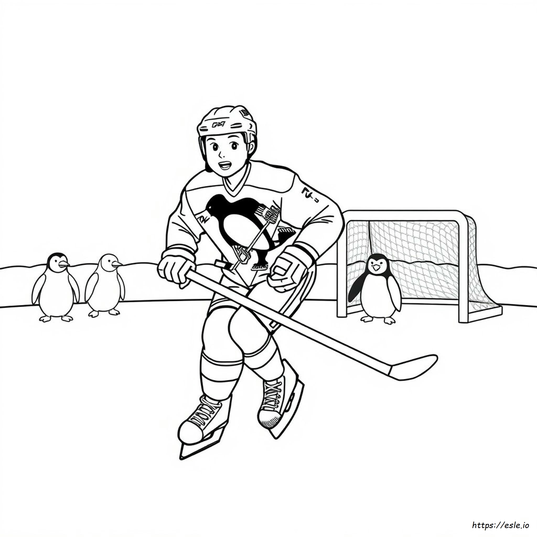 Sidney Crosby Para Colorear
