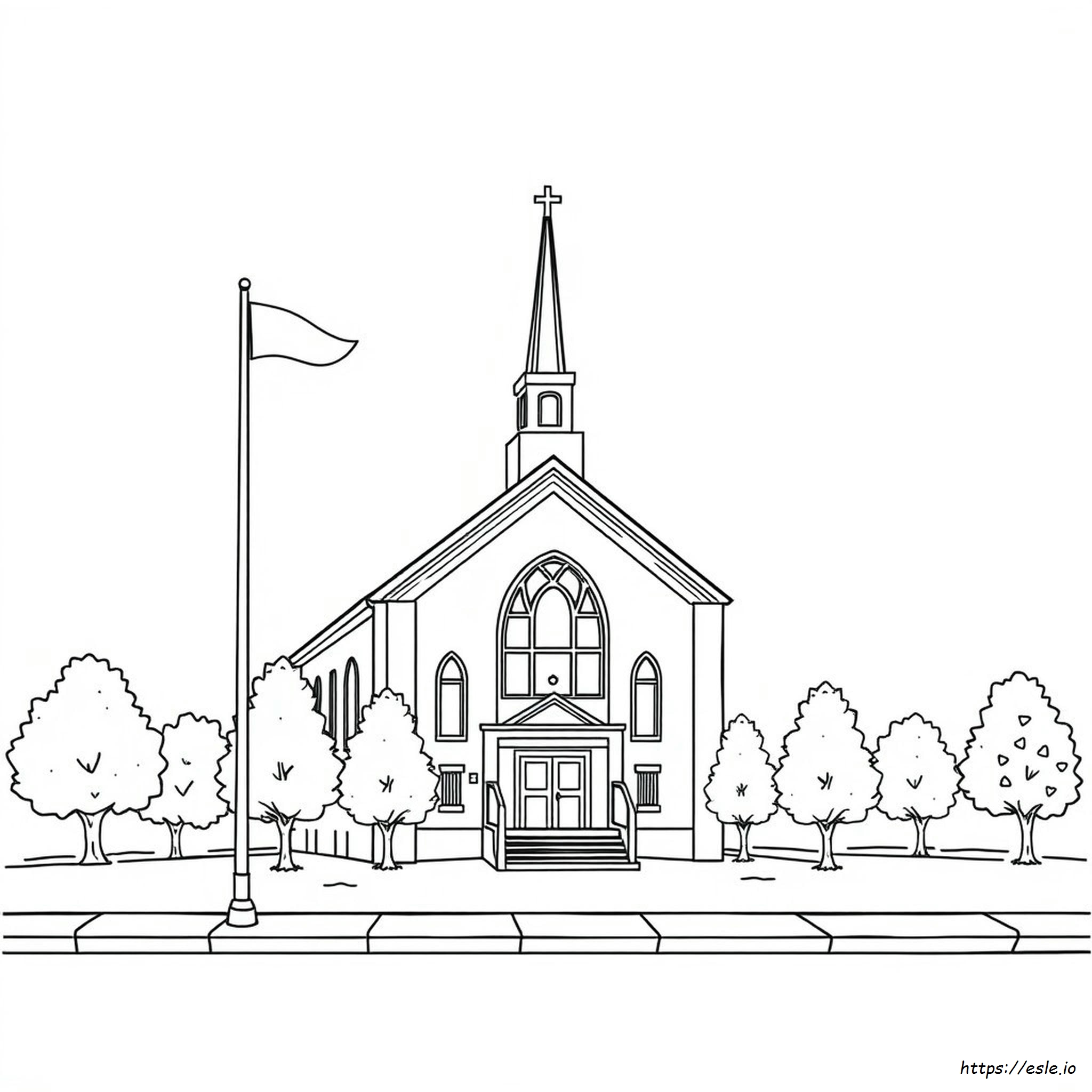 Lds Kirche Gebäude Ausmalbilder