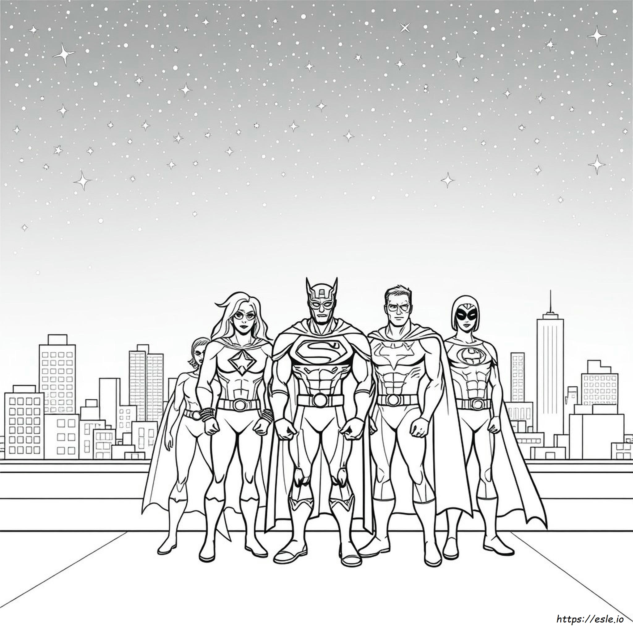 Coloring Pages For Superheroes