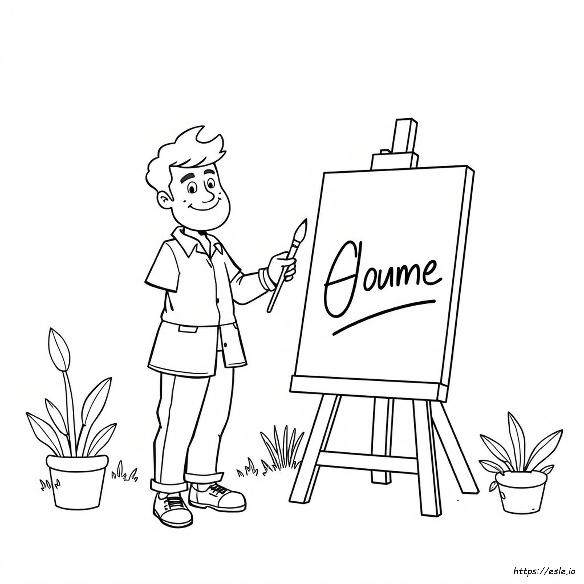 Crea I Tuoi Disegni Da Colorare Con Il Tuo Nome