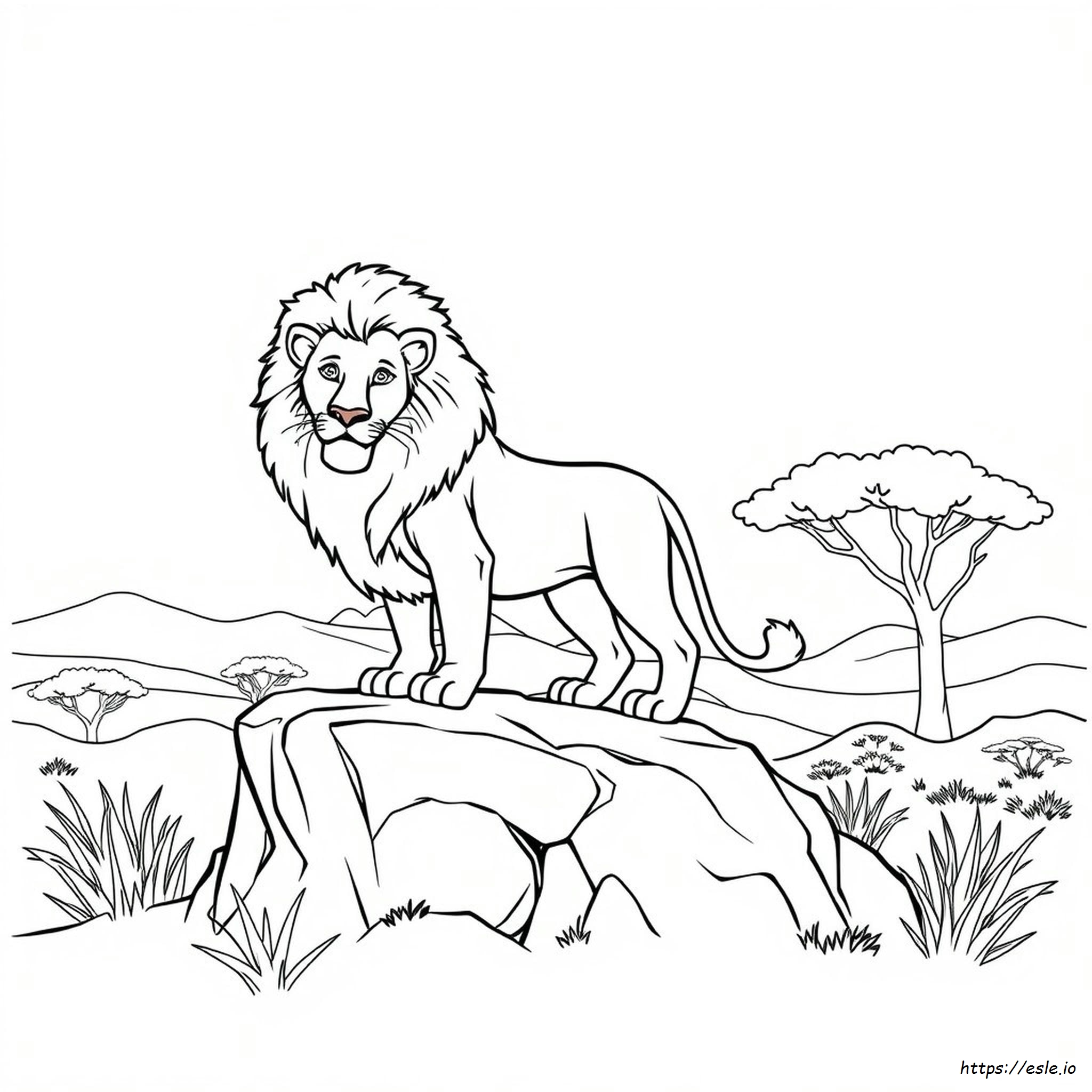 Colouring Pages For Lion
