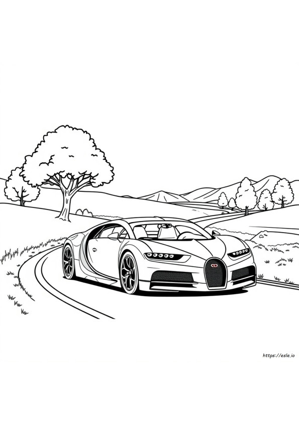 Bugatti Coloring Pages Printable
