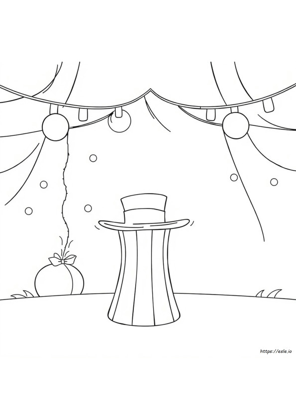 Coloriage Chapeau Haut De Forme