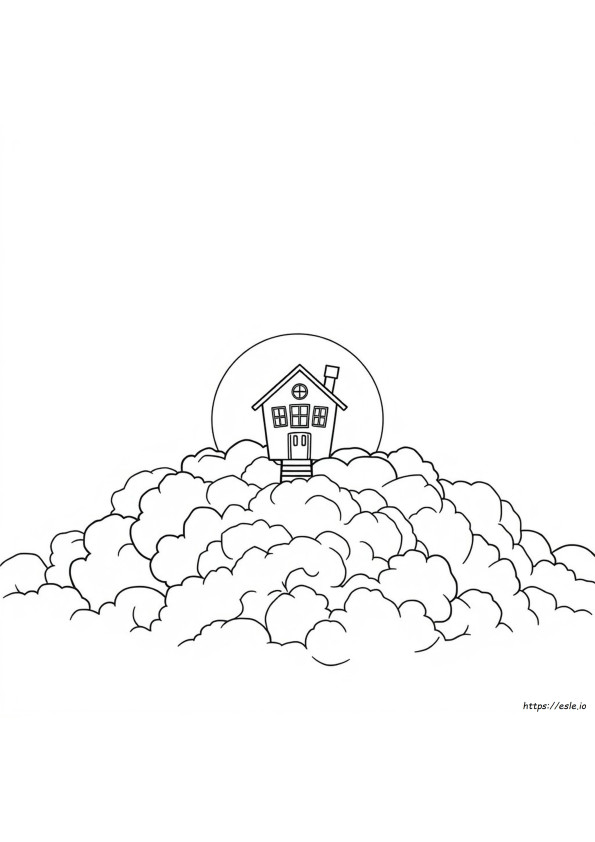 Up House Coloring Page No Balloons