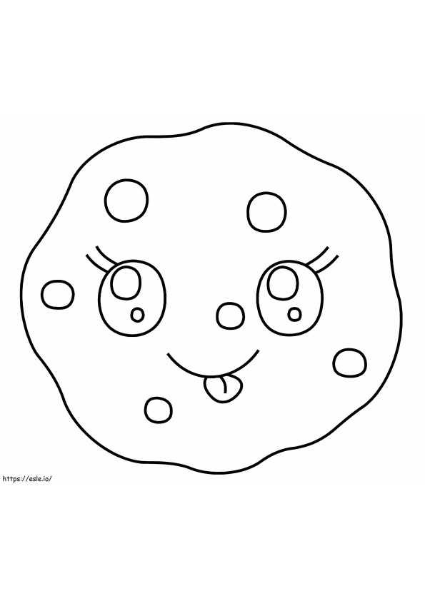 Adorable Cookie coloring page