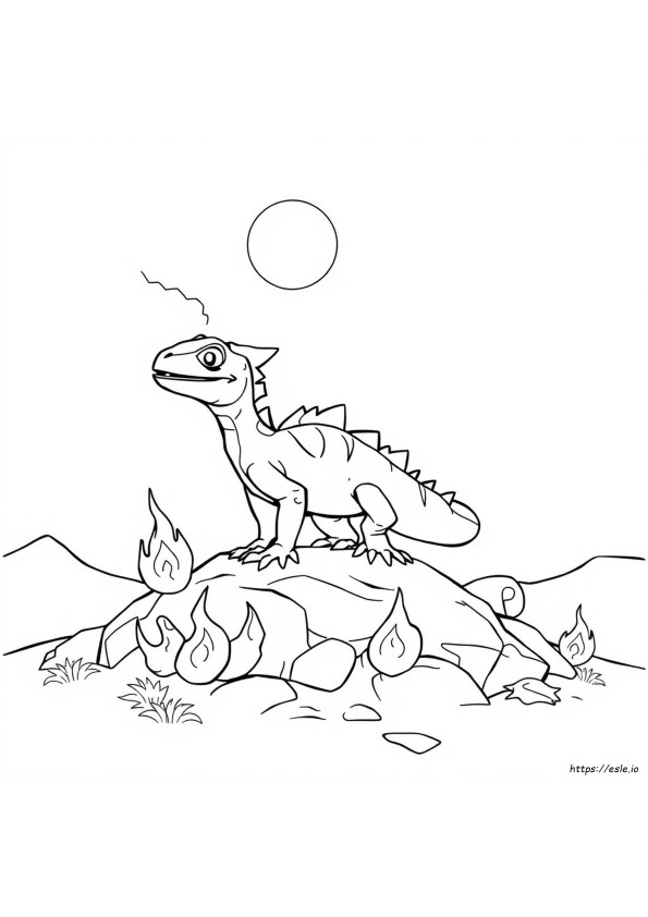 Charmeleon Gambar Mewarnai