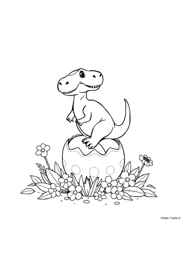 Dinosaurier Ostern Eier Ausmalbilder