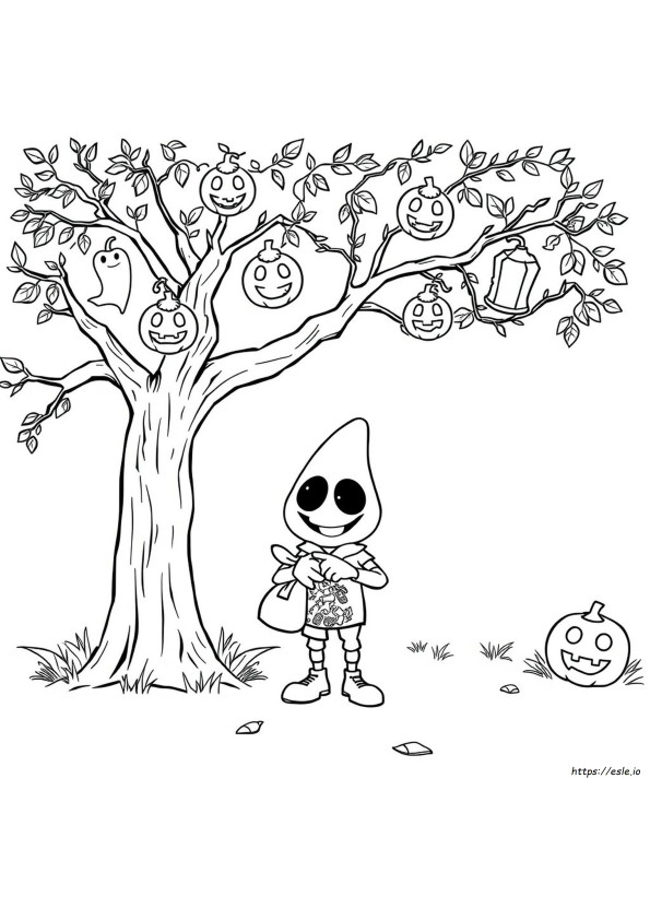 Pixar Halloween Coloring Pages