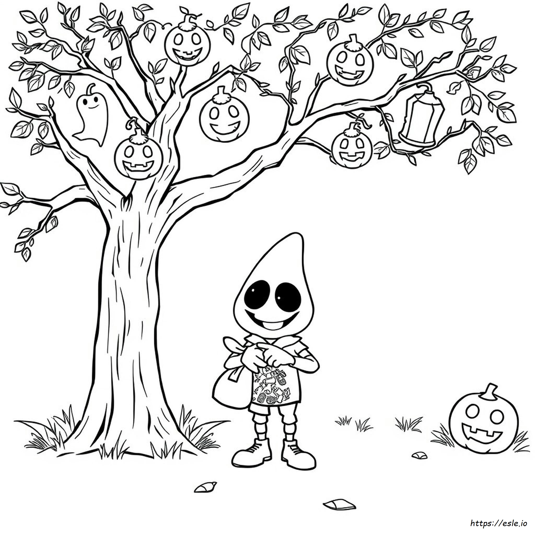 Páginas Para Colorear De Halloween De Pixar