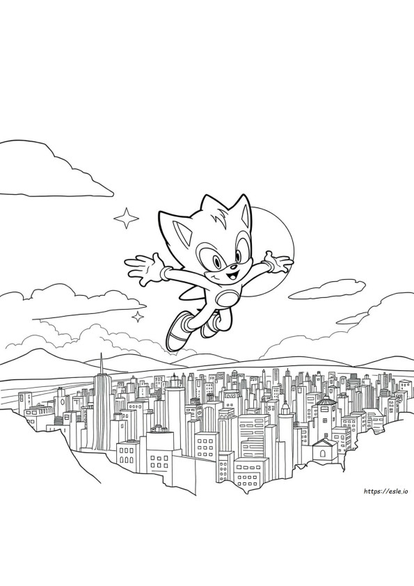 Movie Supersonic Coloring Page