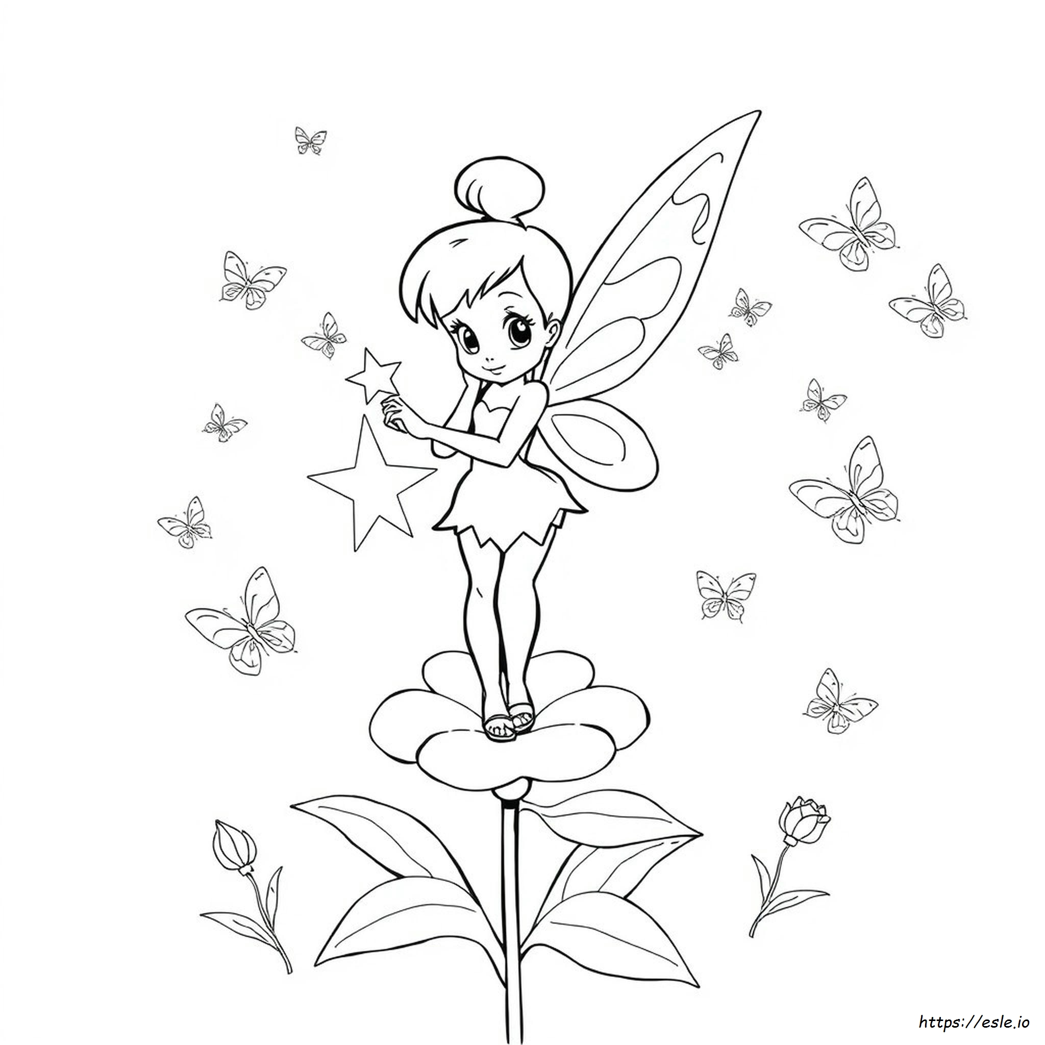Tinkebell Coloring Pages