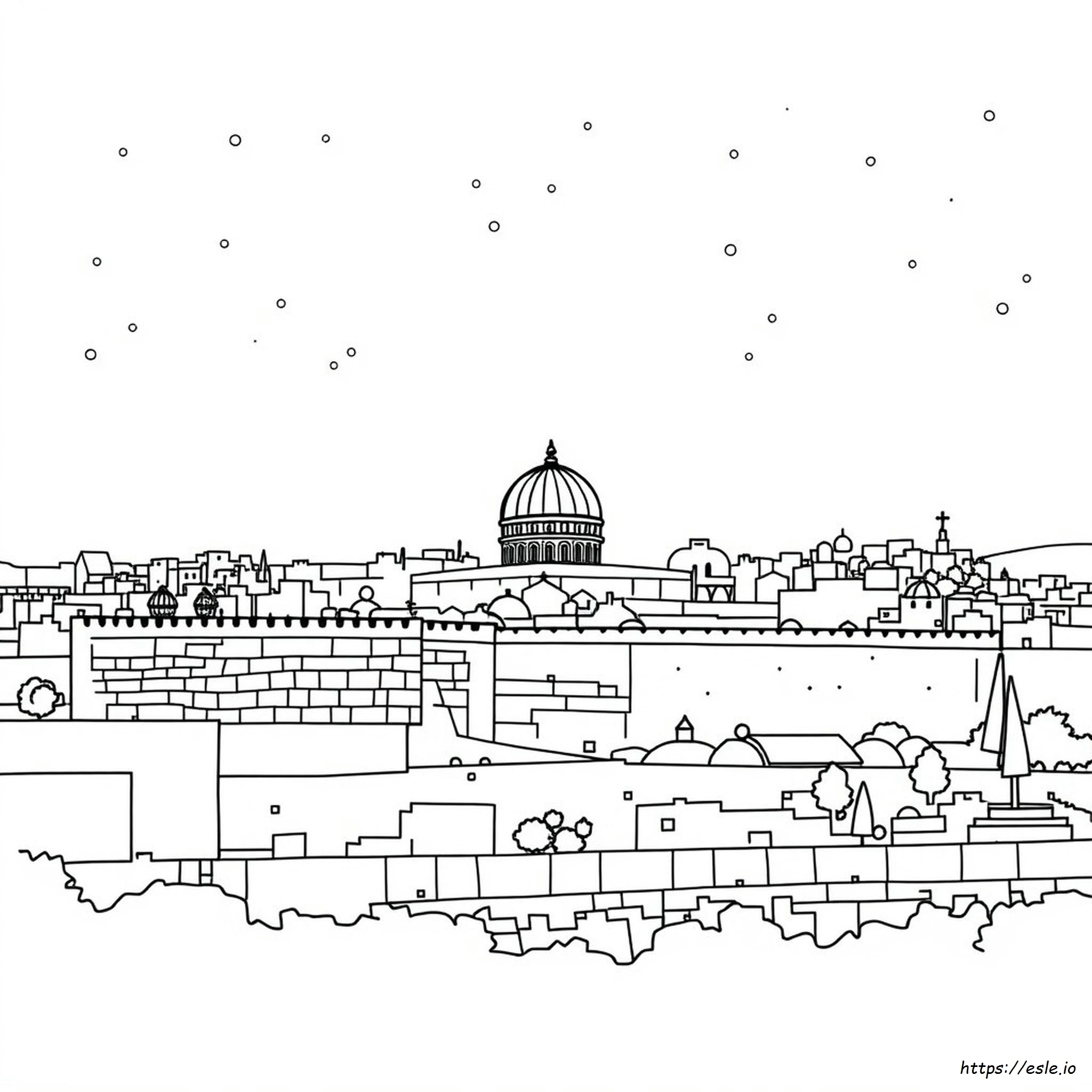 Yerushalayim Coloring Pages