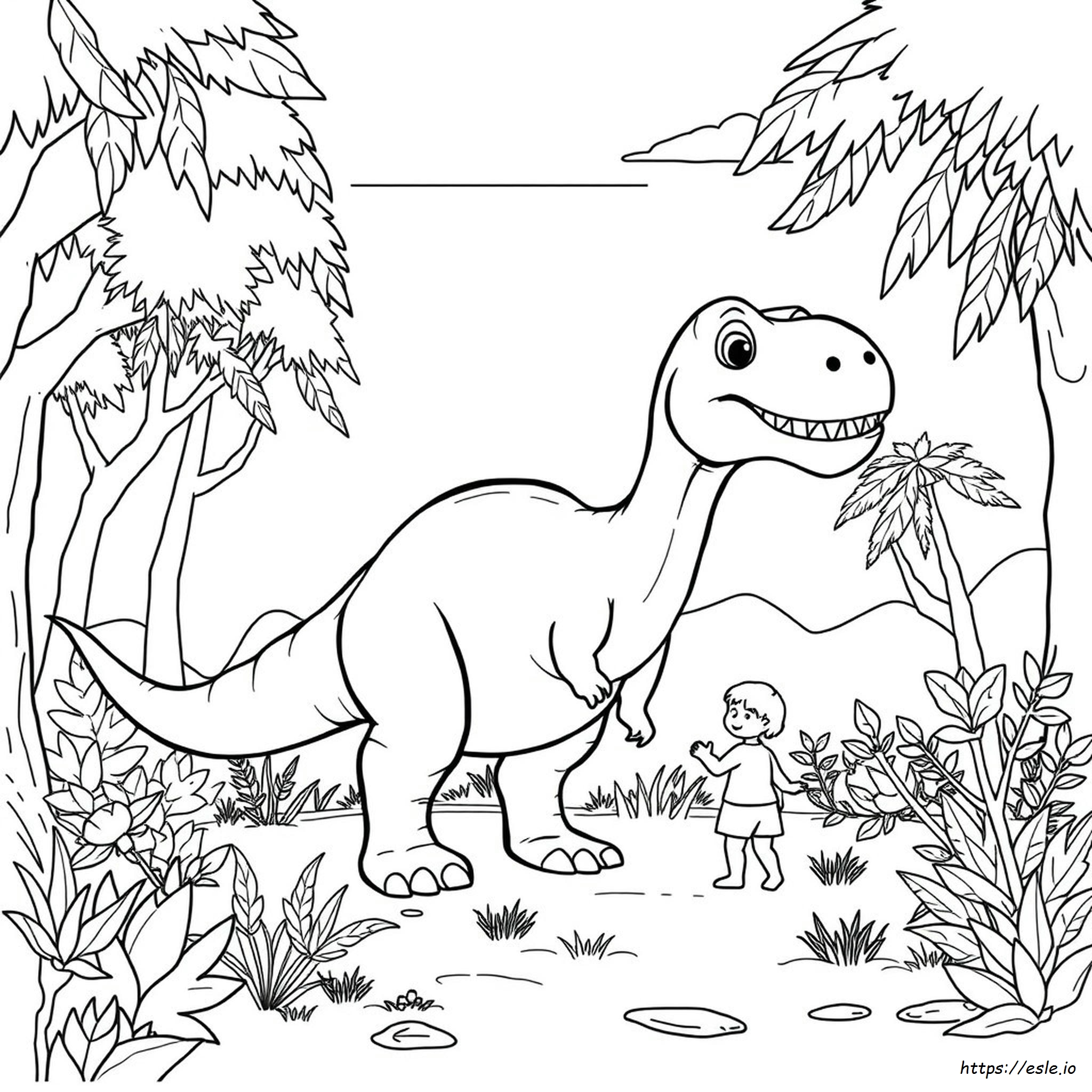 The Good Dinosaur Coloring Pages